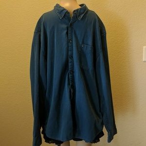 2/$20 Mens Hilfiger Denim Long Sleeve Dress Shirt